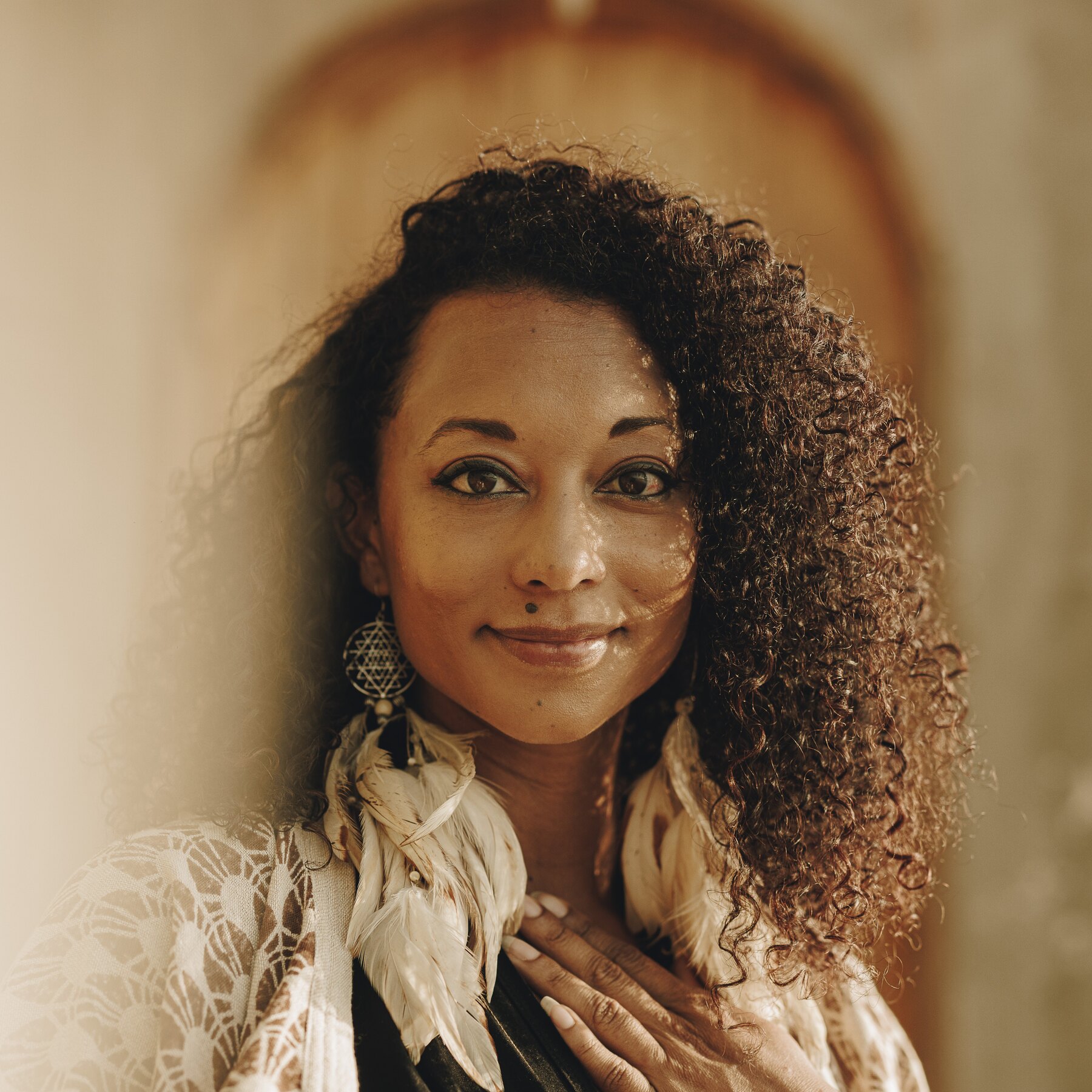 Warm portrait of Zai’Ra Paige